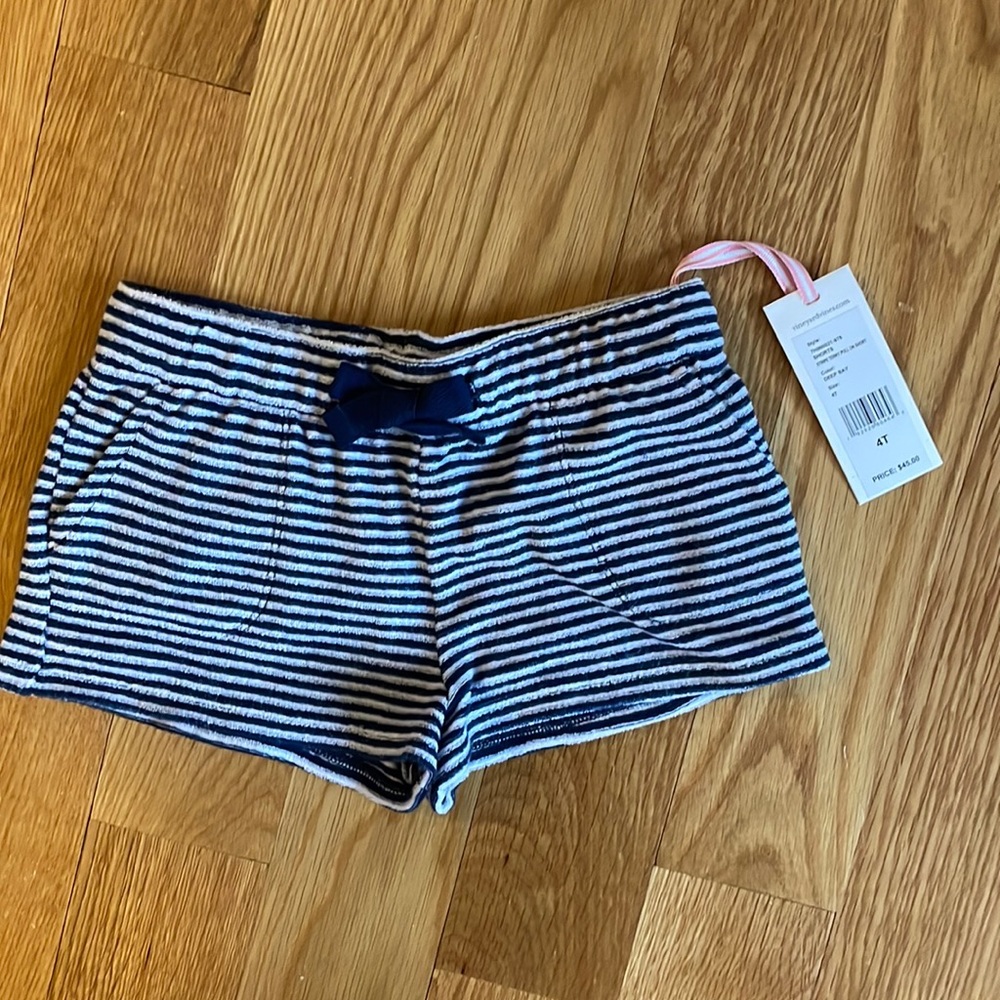 NWT Vineyard Vines Terry Cloth Stripe Shorts